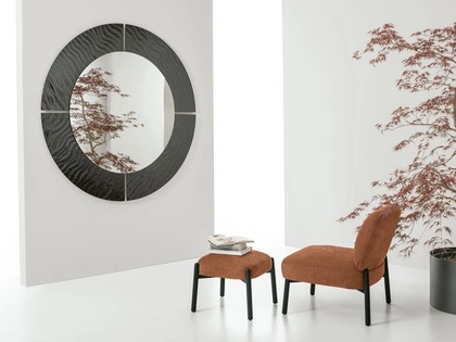 Pouf Kanto in tessuto imbottito di Target Point