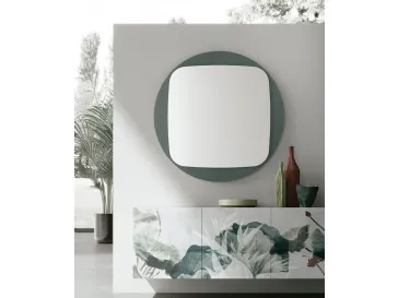 Specchio Space con cornice in vetro di Target Point