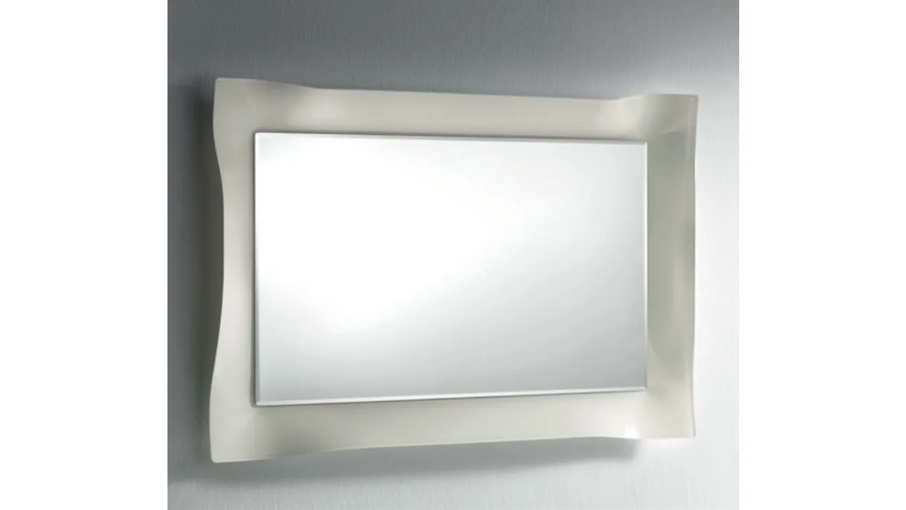 Specchiera Armony con cornice in vetro laccato di Stilfar Italia