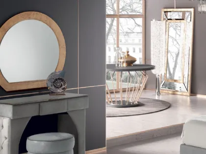 Specchiera Fashion con cornice in vetro laccato di Stilfar Italia