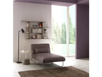 Tavolino rotondo Keoz in MDF con struttura in metallo di Stones