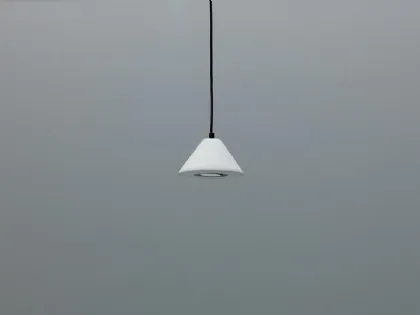 Lampada a sospensione Trilly in metallo Bianco di Stones