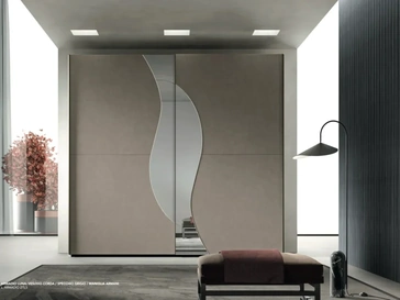 Armadio con anta scorrevole Luna di Artigianmobili