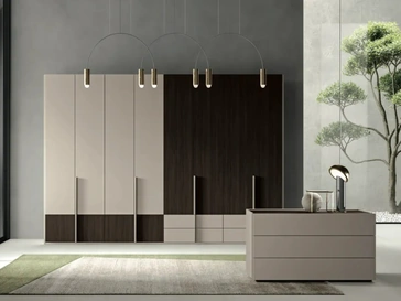 Armadio con anta battente Duplex e Up di Artigianmobili