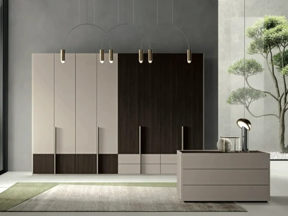 Armadio con anta battente Duplex e Up di Artigianmobili