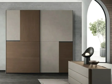 Armadio con anta scorrevole Lego di Artigianmobili