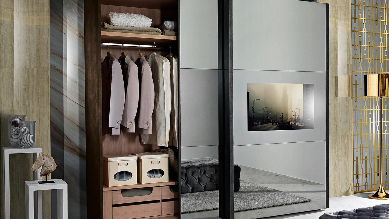 Armadio con ante a specchio Incanto di Mobil Più