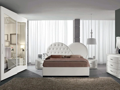 Armadio scorrevole Prestige 06 in laccato con specchi di Spar