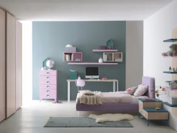 Cameretta componibile Golf C115 in melaminico di Colombini Casa