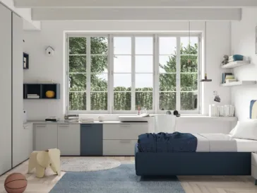 Cameretta componibile Golf C110 in melaminico di Colombini Casa