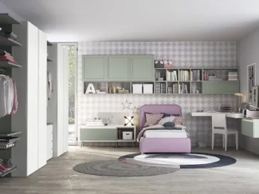 Cameretta componibile Golf C116 in melaminico di Colombini Casa