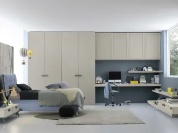 Cameretta componibile Golf C120 in melaminico di Colombini Casa