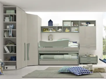 Cameretta salvaspazio Golf C131 in melaminico di Colombini Casa