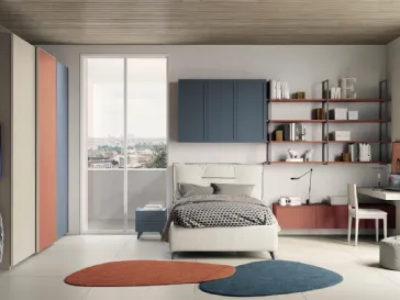 Cameretta componibile Golf Y112 in melaminico di Colombini Casa