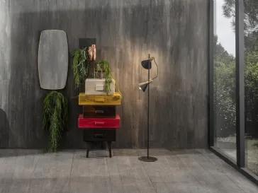 Cassettiera con 5 cassetti colorati Ganga in legno di mango di Stones
