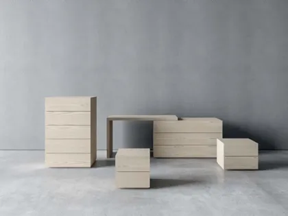 Comodino Master in legno di Frassino ossidato di Veneran