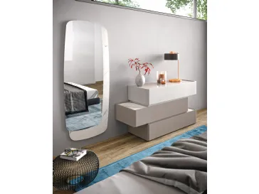 Comò Podio Smart H materico rovere visone top decor bianco calacatta di Corso 11