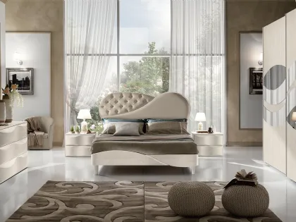 Comodino in legno di frassino Primarosa Diamond di Mobil Più