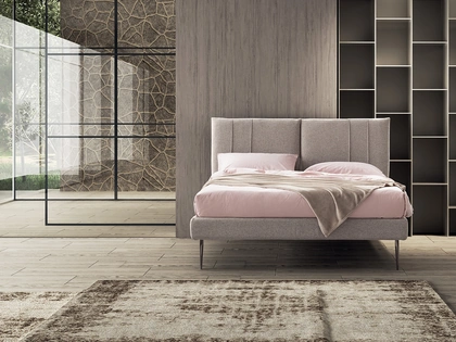 Letto imbottito Angela di Stilfar Italia