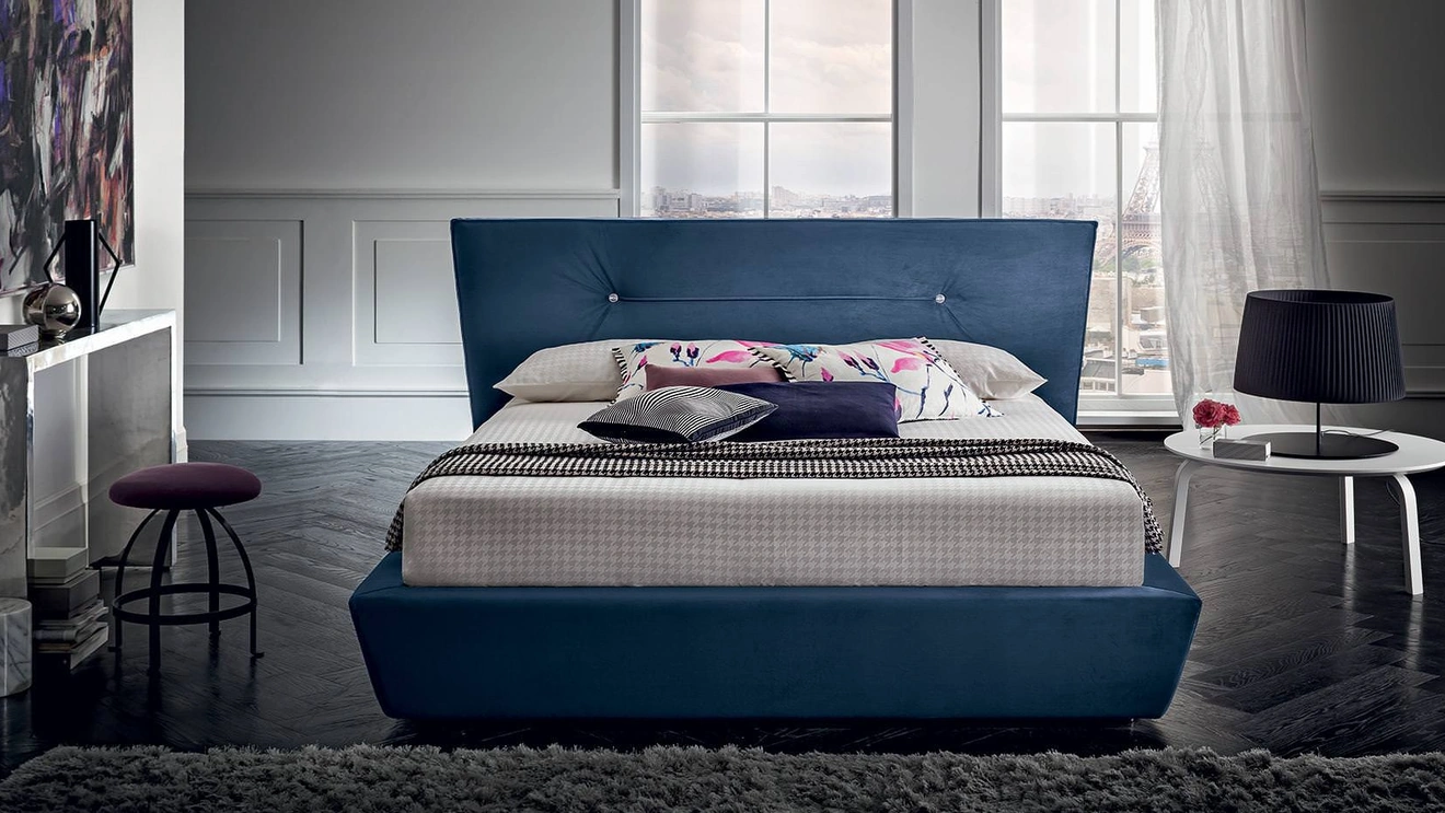 Letto in tessuto Chris di Felis