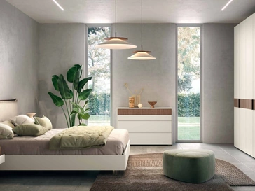 Letto matrimoniale Cloud Box di Cecchini Italia