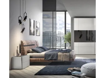 Letto in tessuto con testiera Composizione 20 di Corso 11