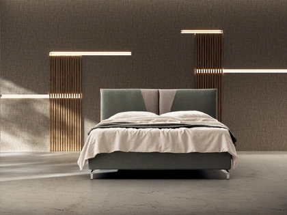 Letto imbottito Emilia di Stilfar Italia