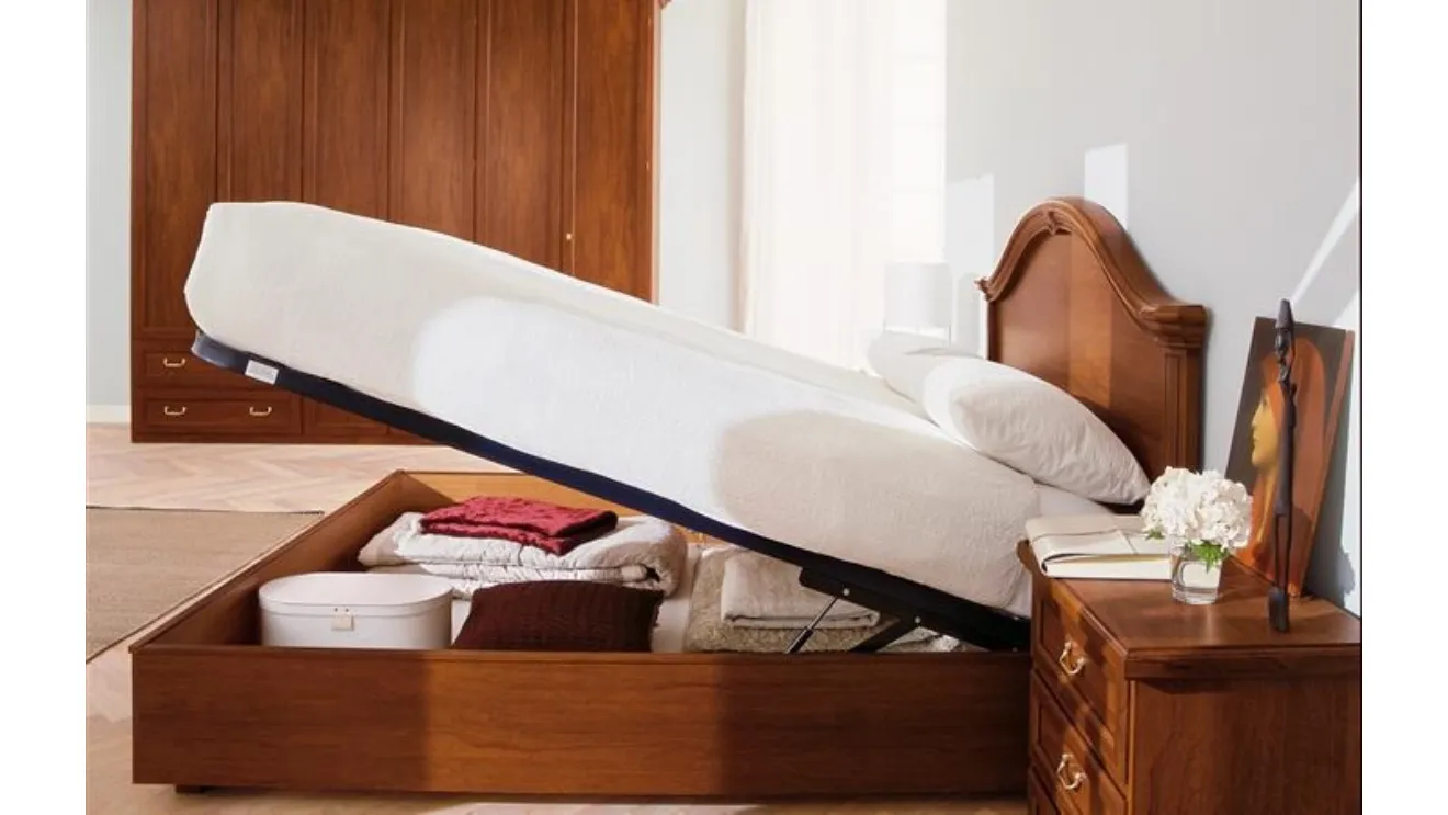 Letto con box contenitore Giglio di Villanova