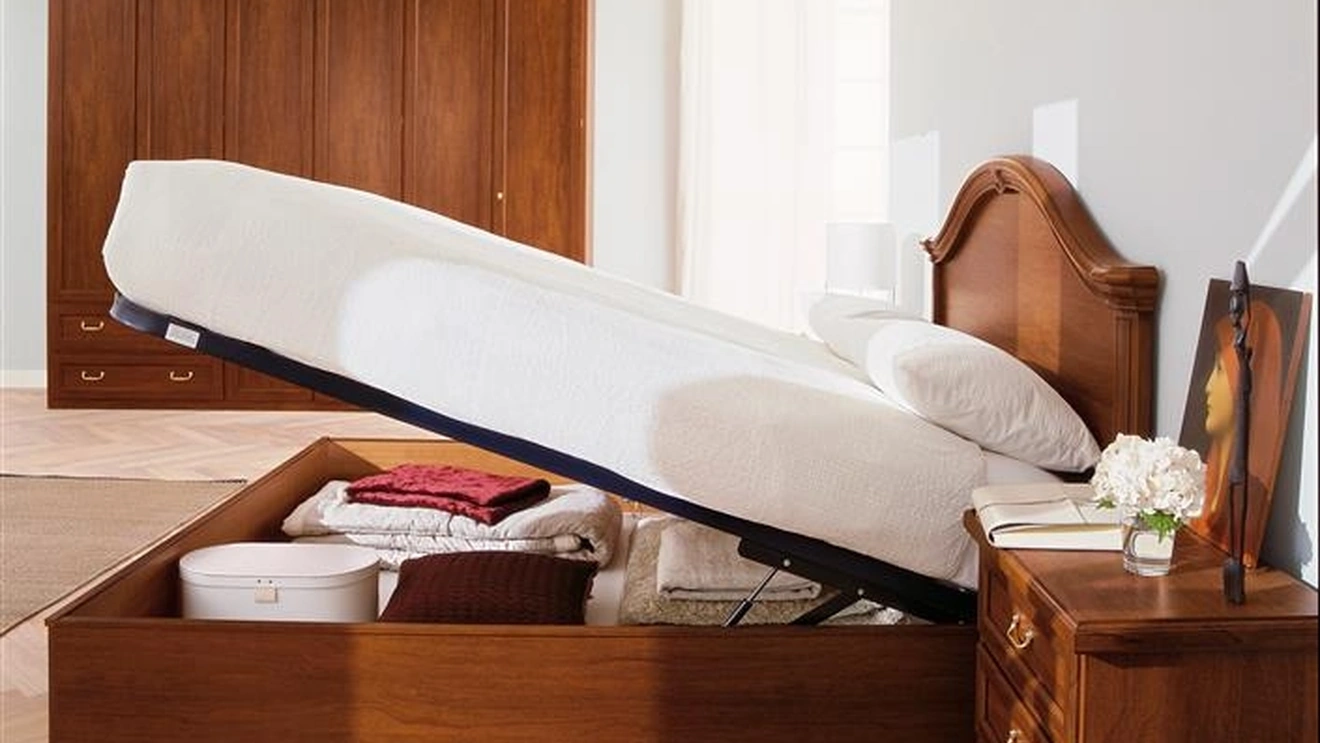 Letto Giglio con box contenitore di Villanova