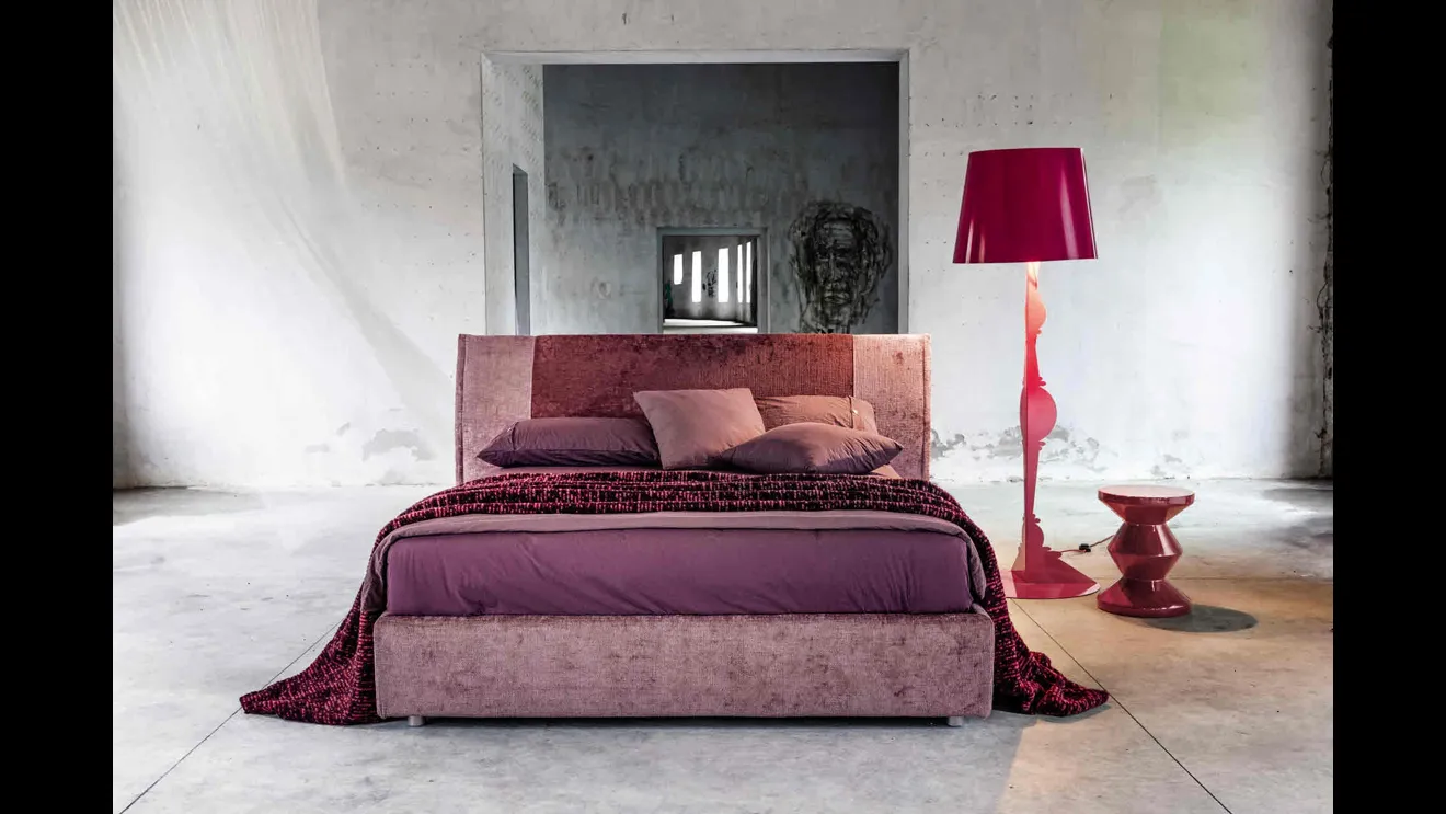 Letto in tessuto Ginger di Veneran