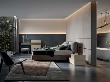 Letto con vano contenitore Levante di Veneran