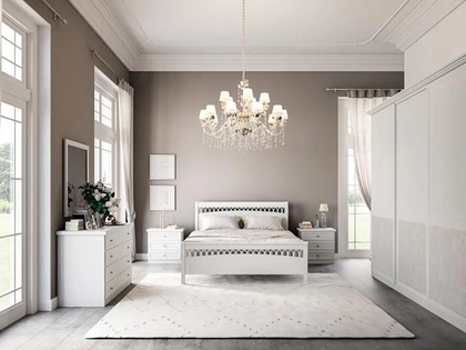 Letto con testiera Medea di Villanova