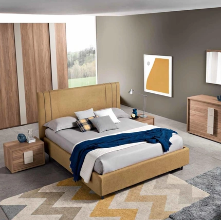 Letto in tessuto Oxford di Gierre Mobili
