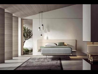 Letto in legno laccato Pinot di Veneran