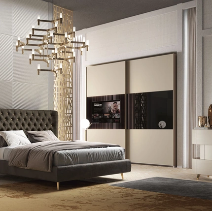 Letto Scacco Luxor di Cecchini Italia