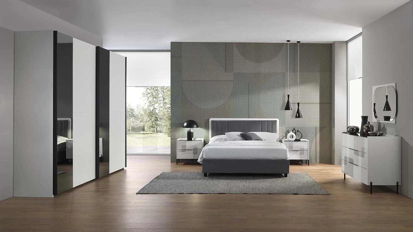 Letto con box contenitore Stella Imbottito di Mobil Più