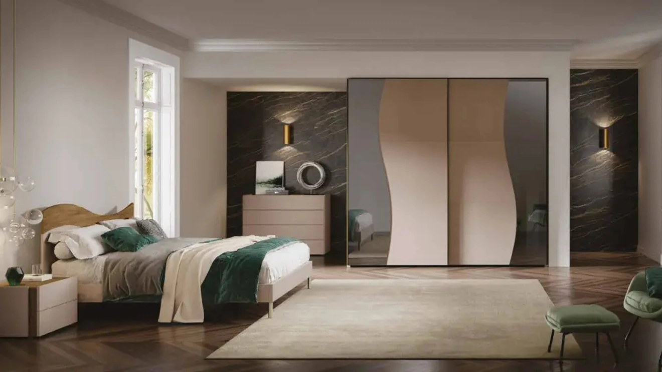 Letto matrimoniale Surf di Artigianmobili