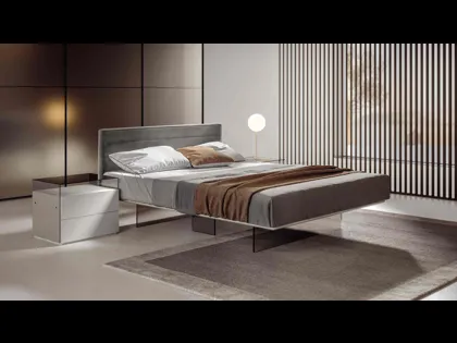 Letto imbottito Slim di Veneran