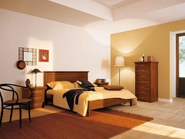 Letto con testiera Driade di Villanova