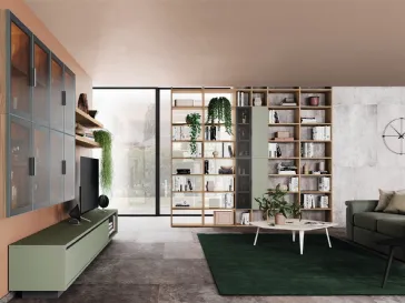 Libreria divisoria Golf Infinity I104 in melaminico di Colombini Casa