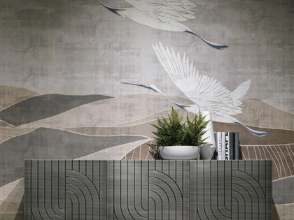 Madia Calliope 180 in laccato effetto spazzolato di Target Point