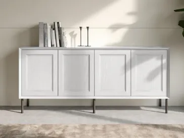 Madia  dallo stile classico MD 9826V in nobilitato Nuvola Frassino di Giessegi