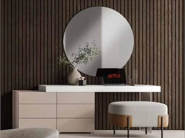 Madia Velvet 4-C4 con scrittoio di Artigianmobili