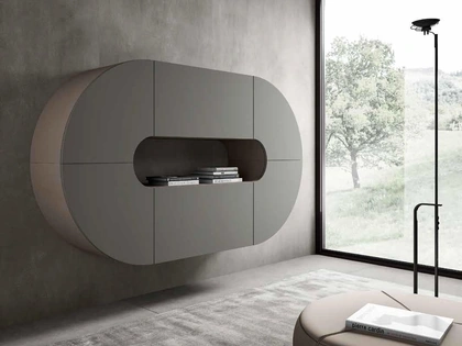 Mobile sospeso di design Velvet 184 di Artigianmobili