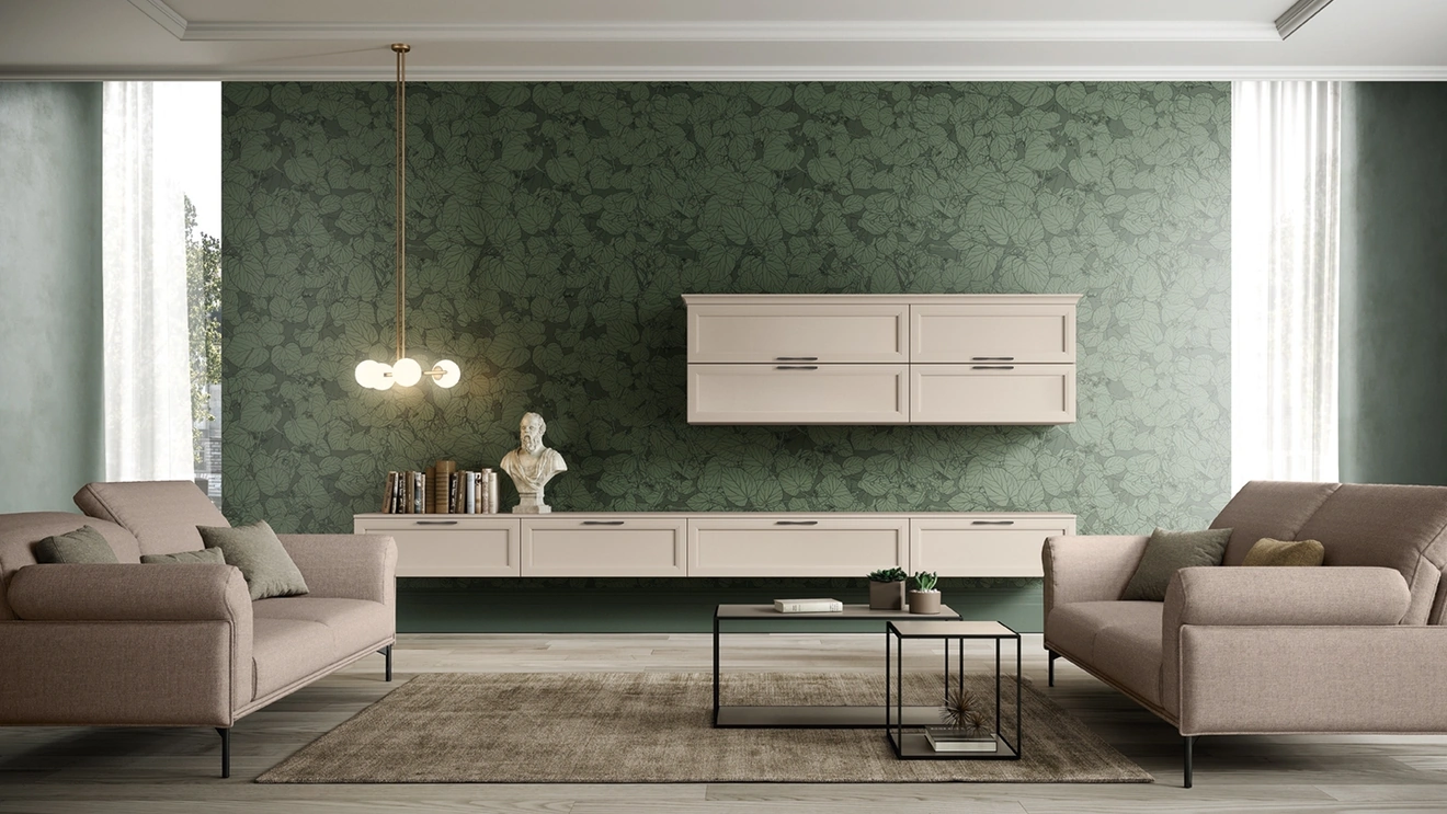 Parete Attrezzata Arcadia AS005 di Colombini Casa