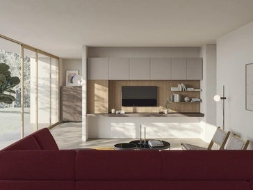 Parete Attrezzata Night & Day L01 di Colombini Casa