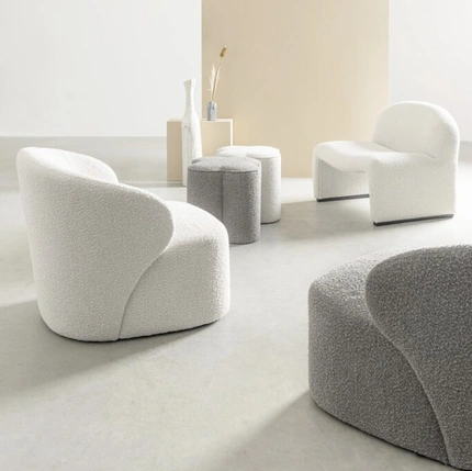Poltroncina in tessuto Babila di Bizzotto