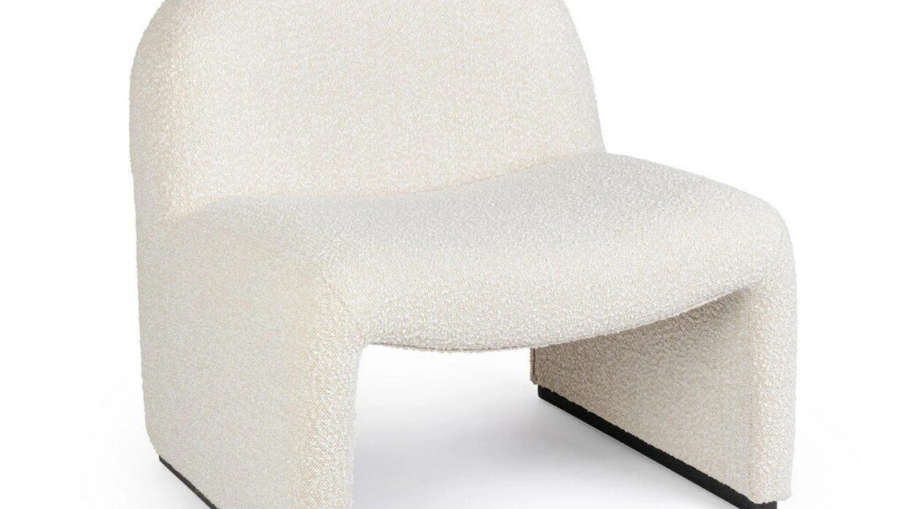 Poltroncina in tessuto Bassilla di Bizzotto