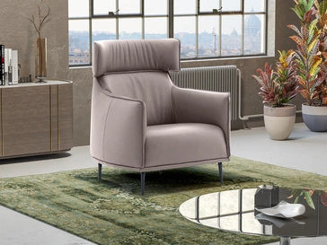 Poltroncina in pelle Passion di Kermes divani