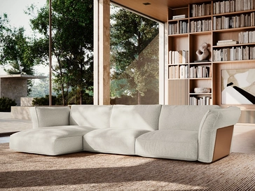 Divano con penisola Cocoon di Felis